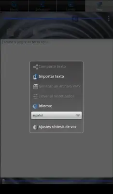 Voice Synthesizer android App screenshot 0